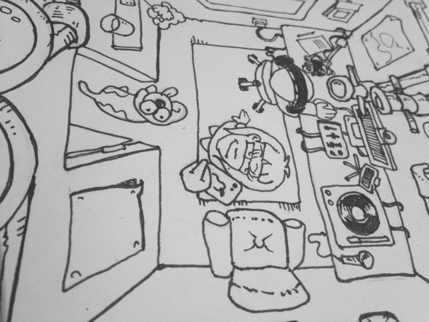 A dog in a wrong room? - to be continued- Turi Papale (c) 2017